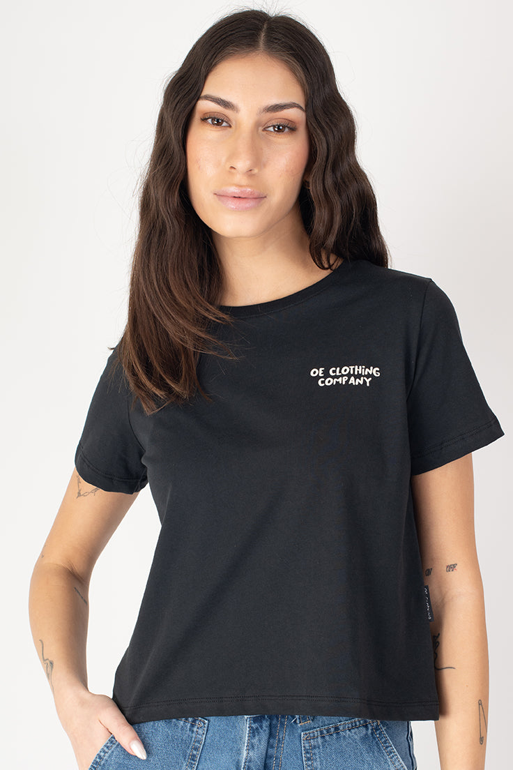POLERA SIMPLE BLACK - GIRLS