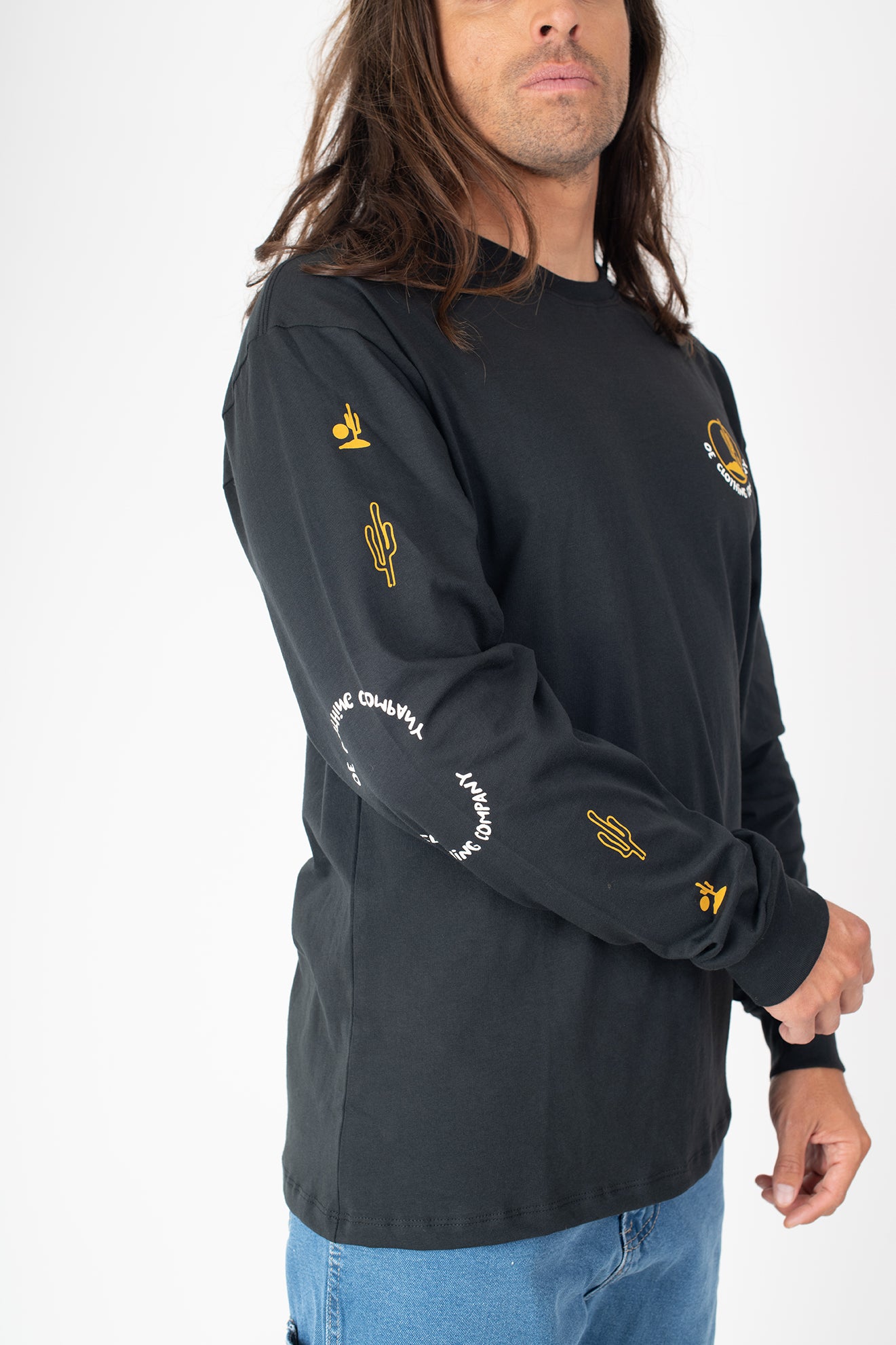 POLERA CACTUS ML BLACK
