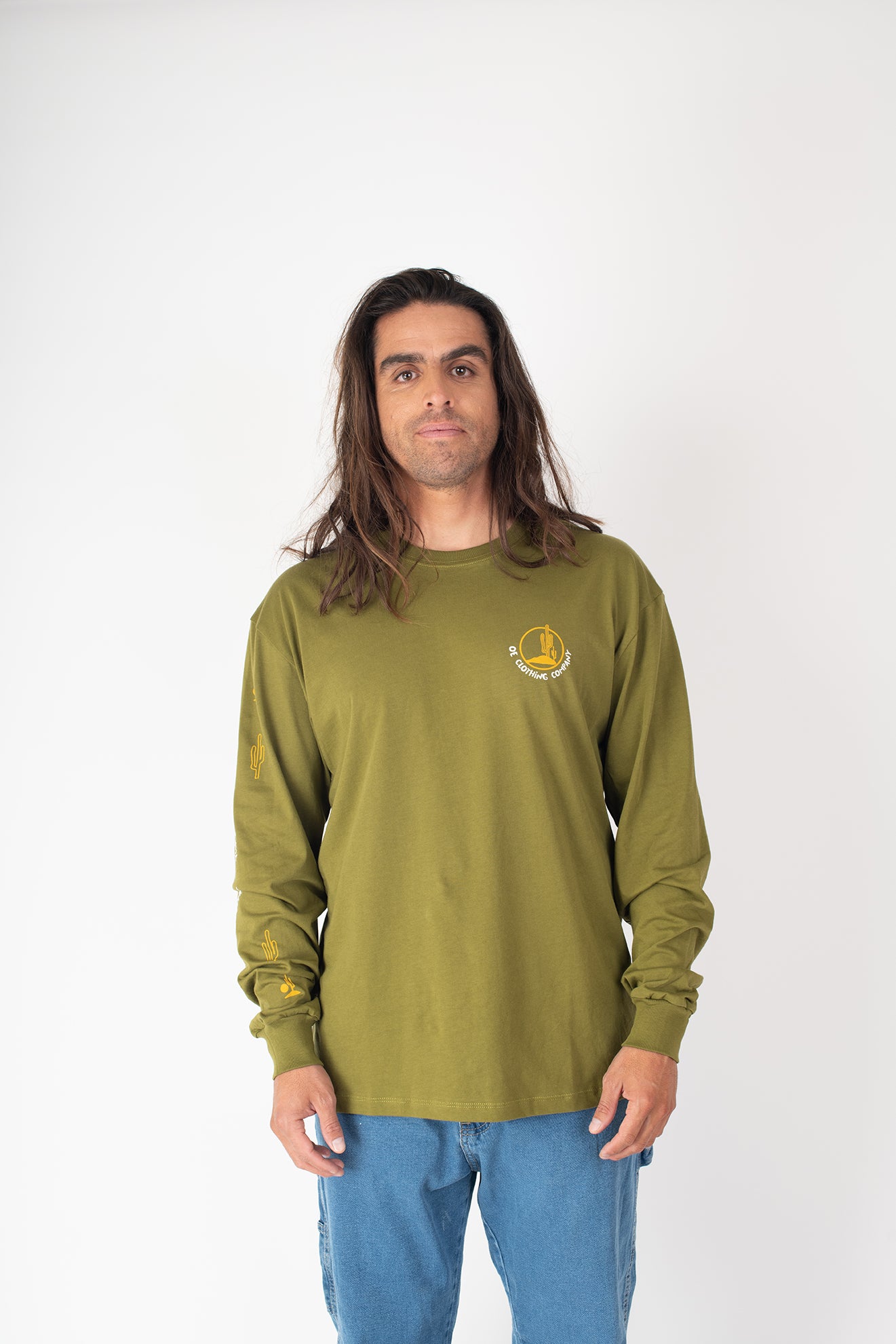 POLERA CACTUS ML OLIVE