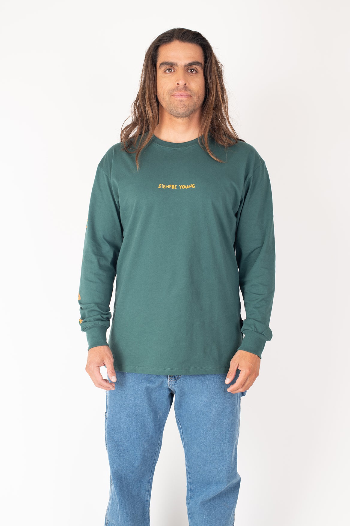 POLERA RAINBOW ML SLATE BLUE