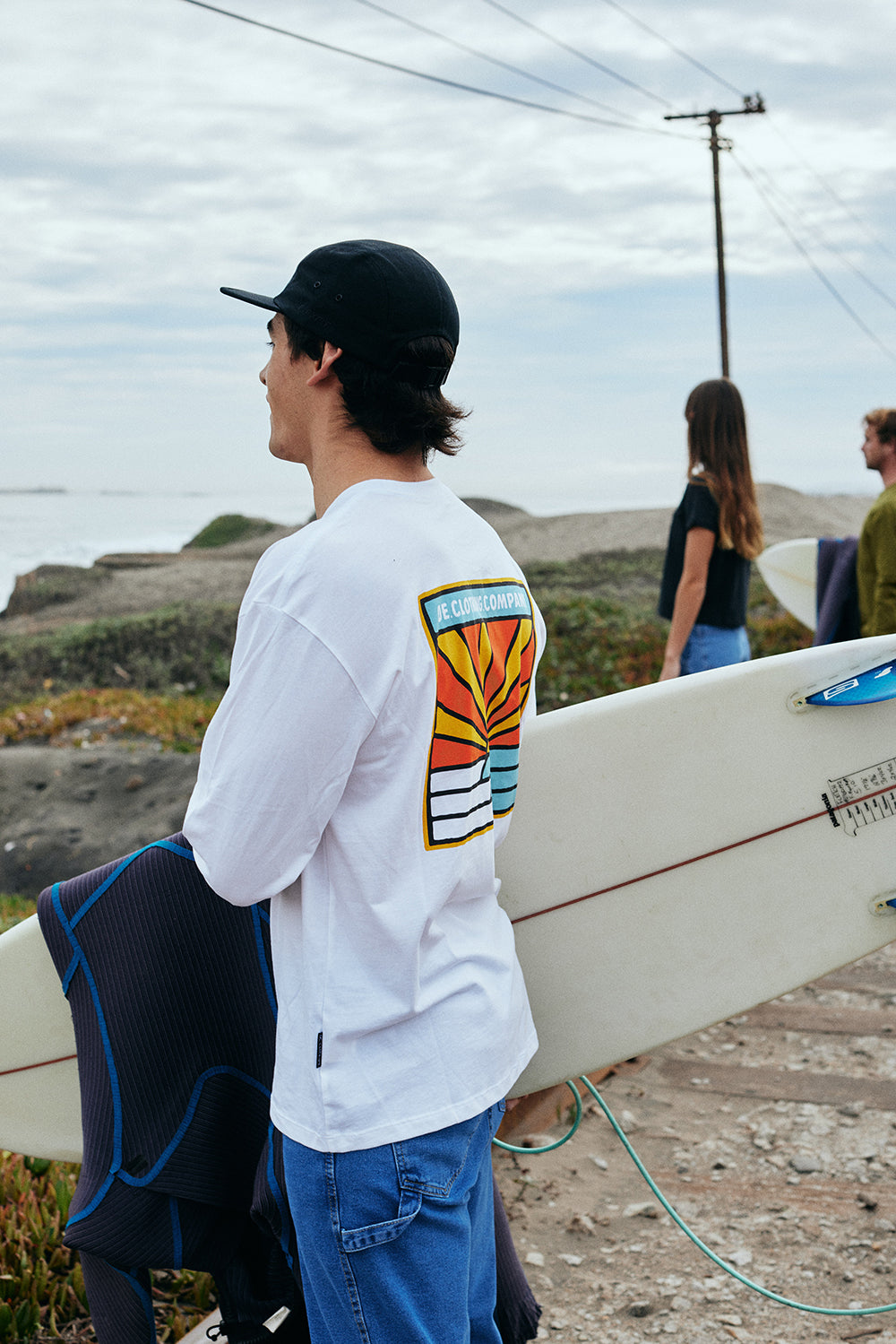 POLERA SUNSET ML WHITE