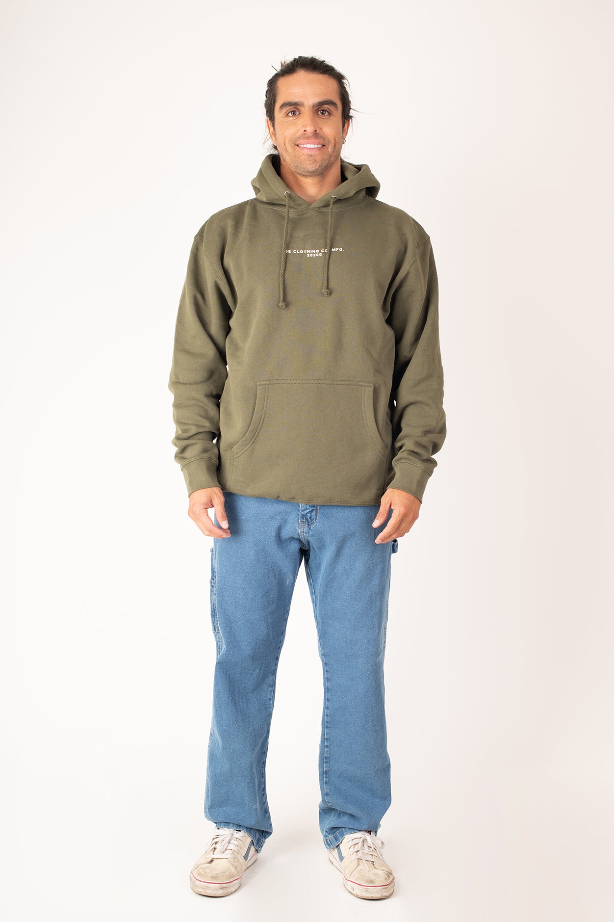 POLERON PEACE OUT HOODY OLIVE