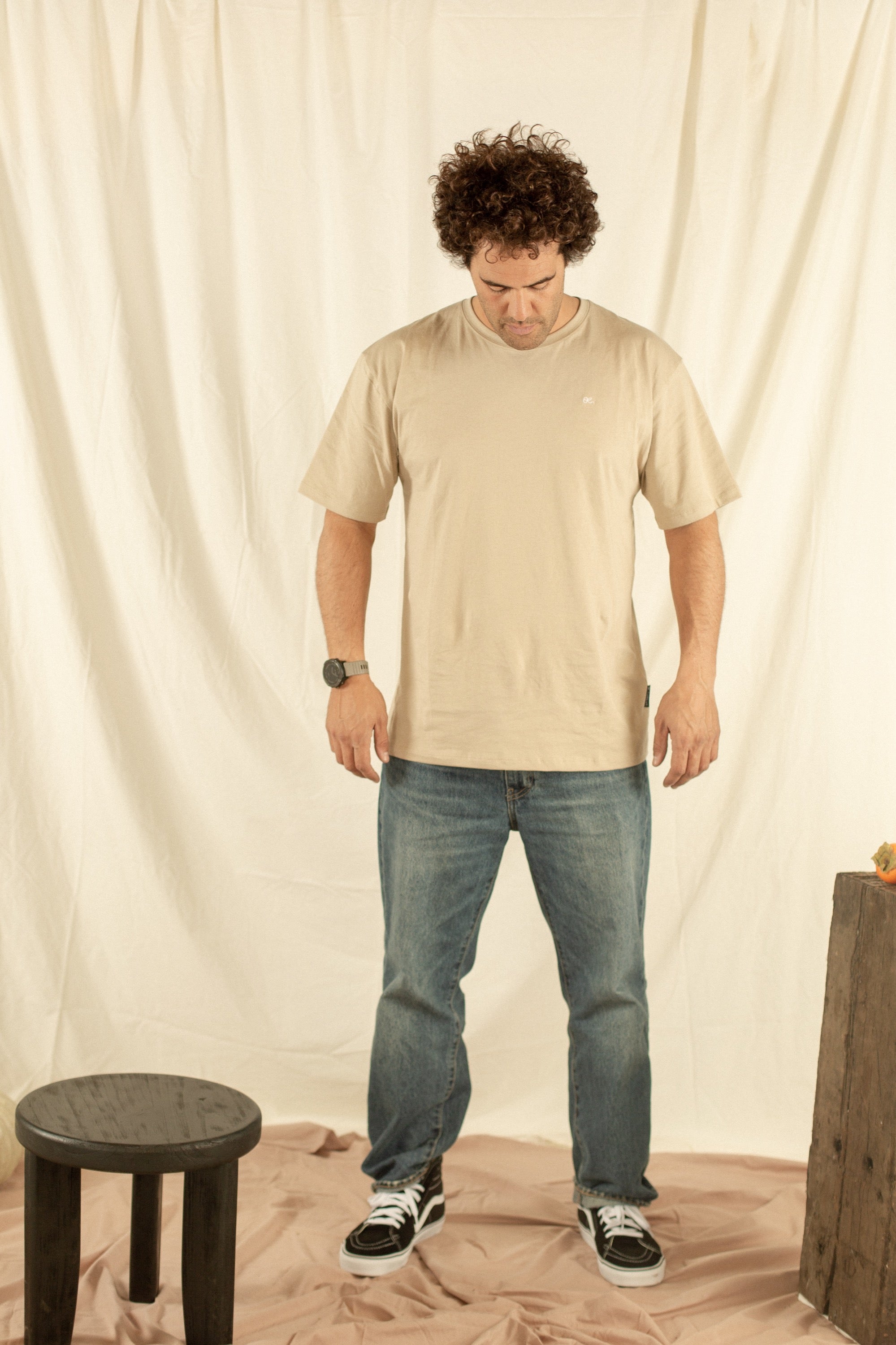 POLERA OE BORDADO SAND