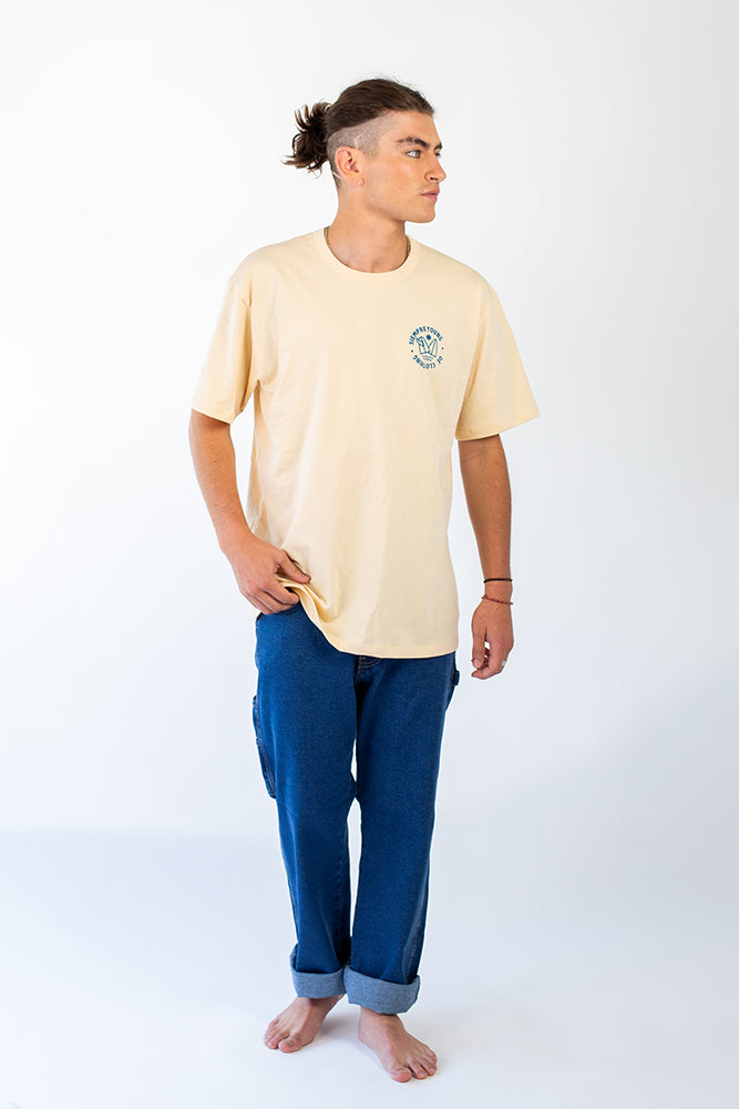 POLERA KEEP SURFING YELLOW - BOYS