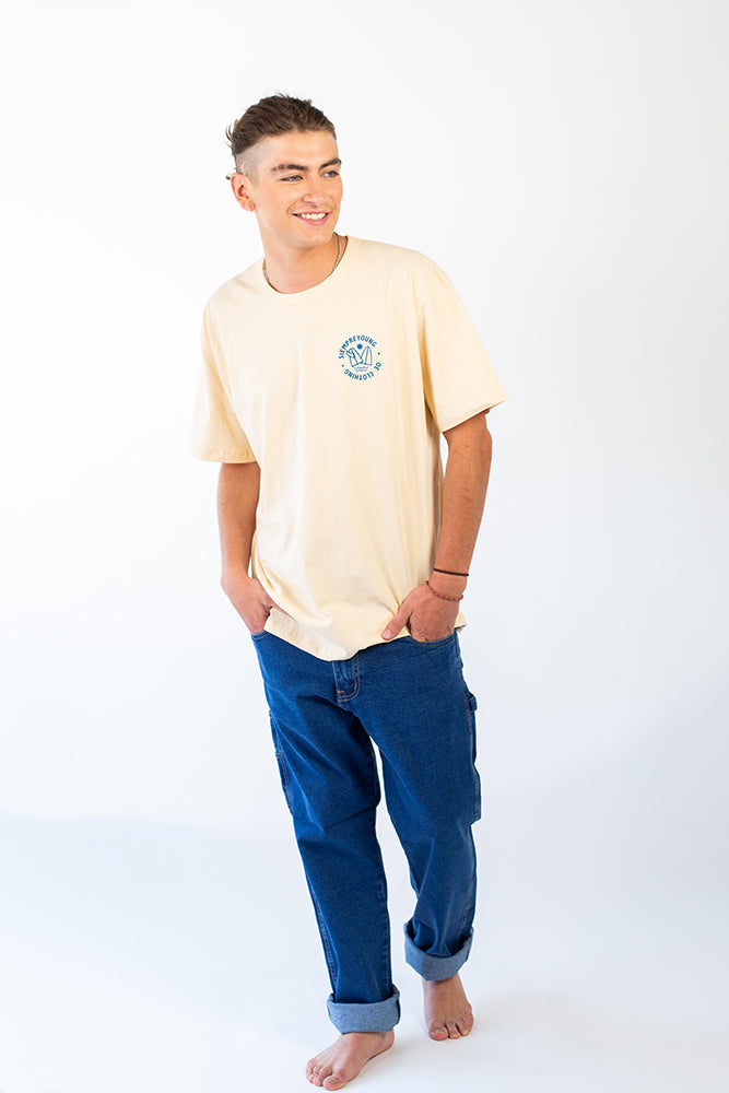 POLERA KEEP SURFING YELLOW - BOYS