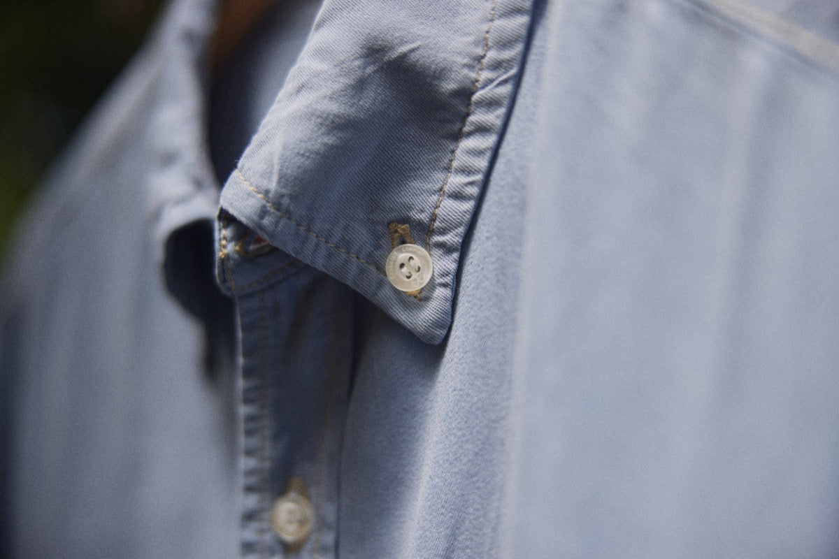 Camisa RAW OE Washed Blue