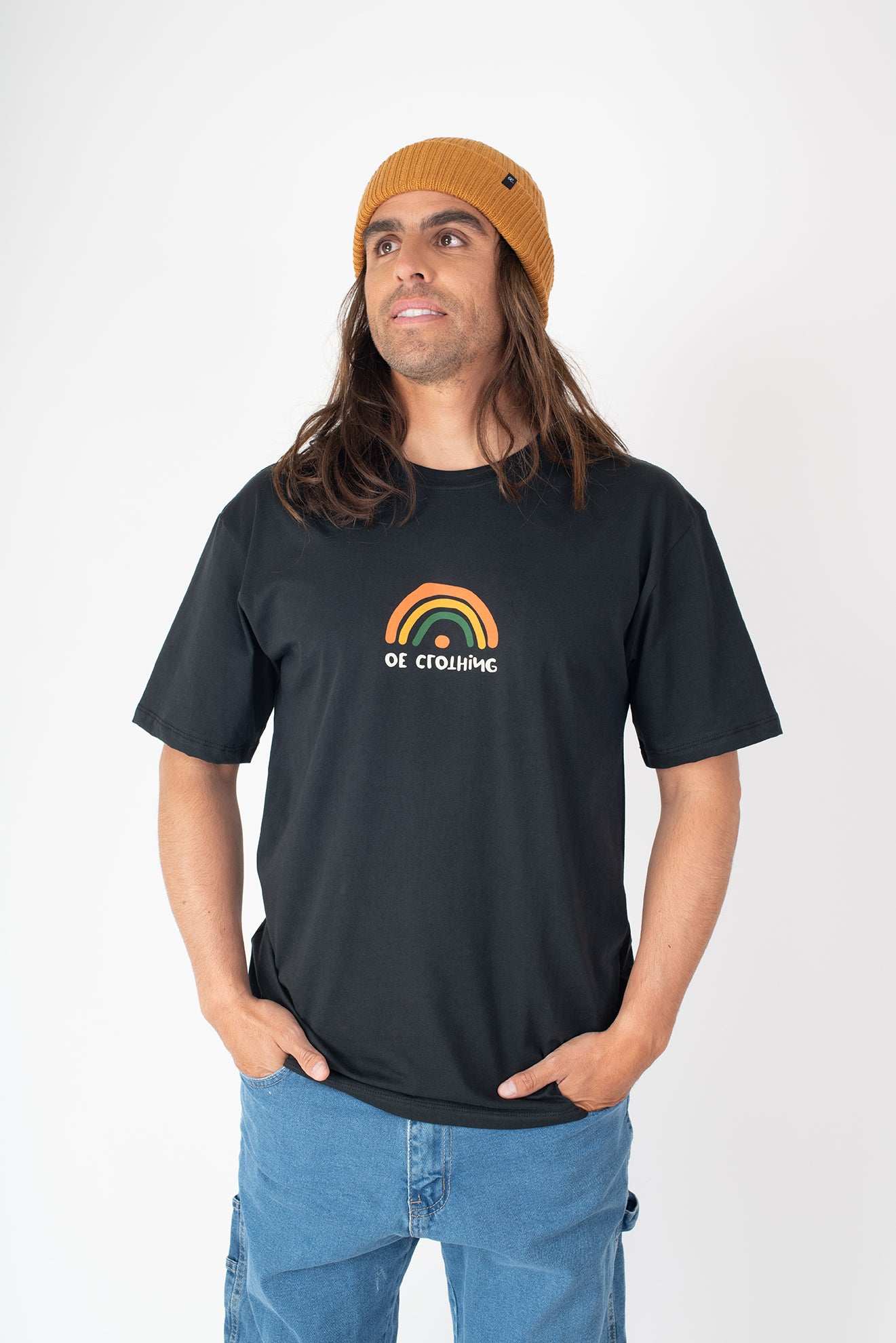 POLERA RAINBOW BLACK