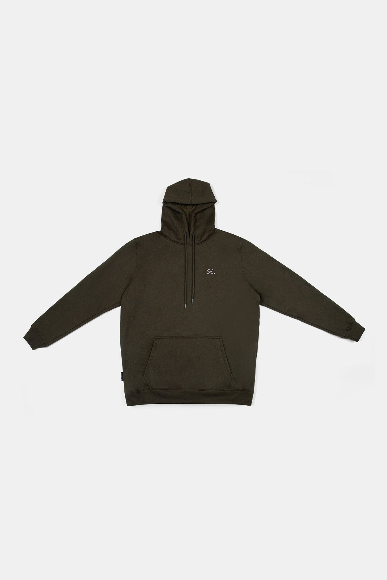 POLERON HOODY BORDADO DARK GREEN