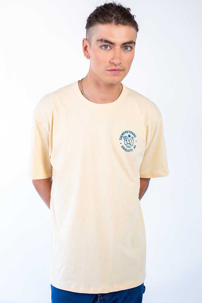 POLERA KEEP SURFING YELLOW - BOYS